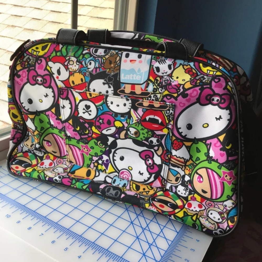 Looking for tokidoki x hello kitty reunion duffle